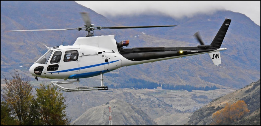 Figure 1 Airbus AS350-B3, ZK-IJW (Credit: Alpine Helicopters)