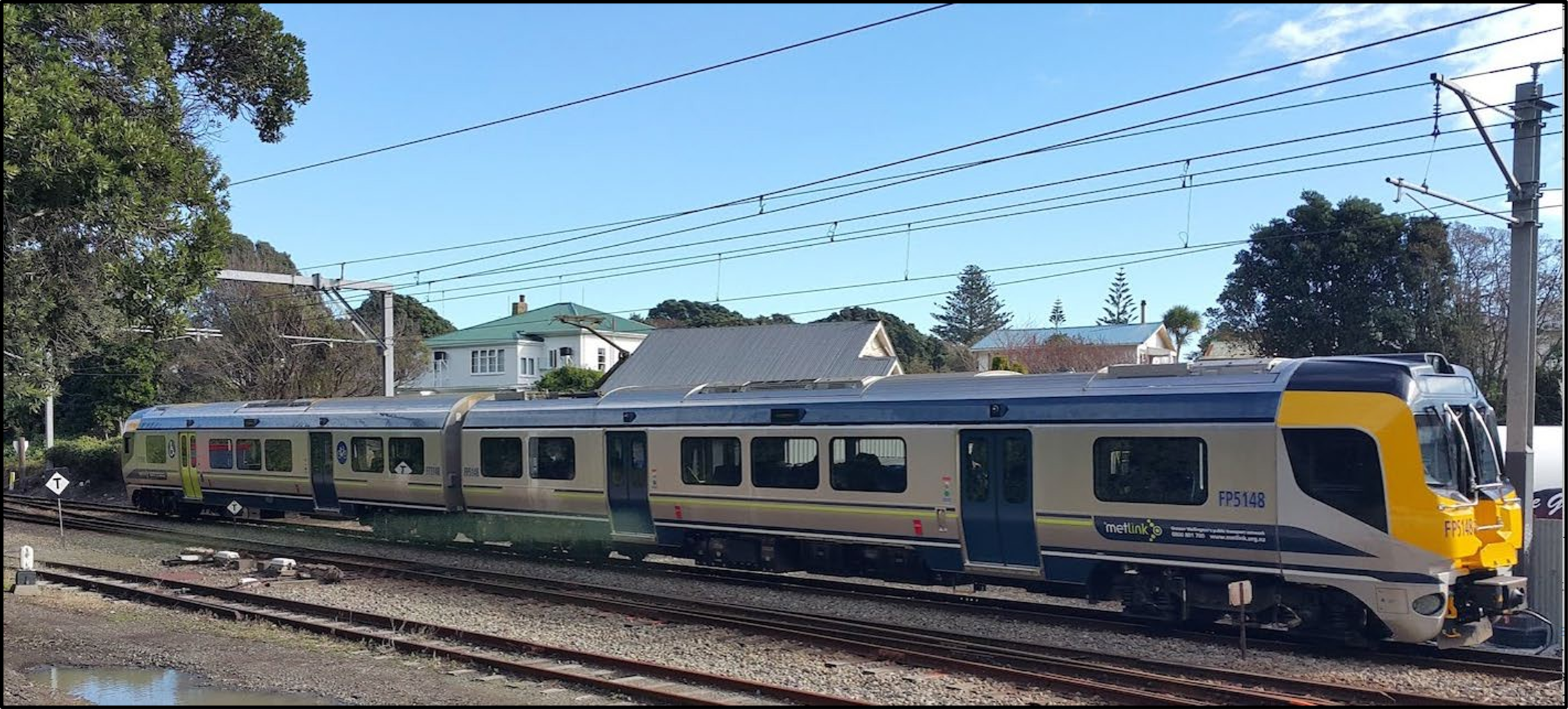 Figure 1: Two-car Matangi train (not the accident train) (Credit: Josh McArthur)