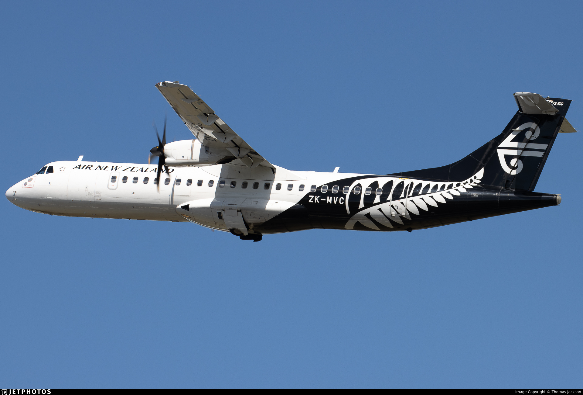 ATR 72-600 ZK-MVC by Thomas Jackson