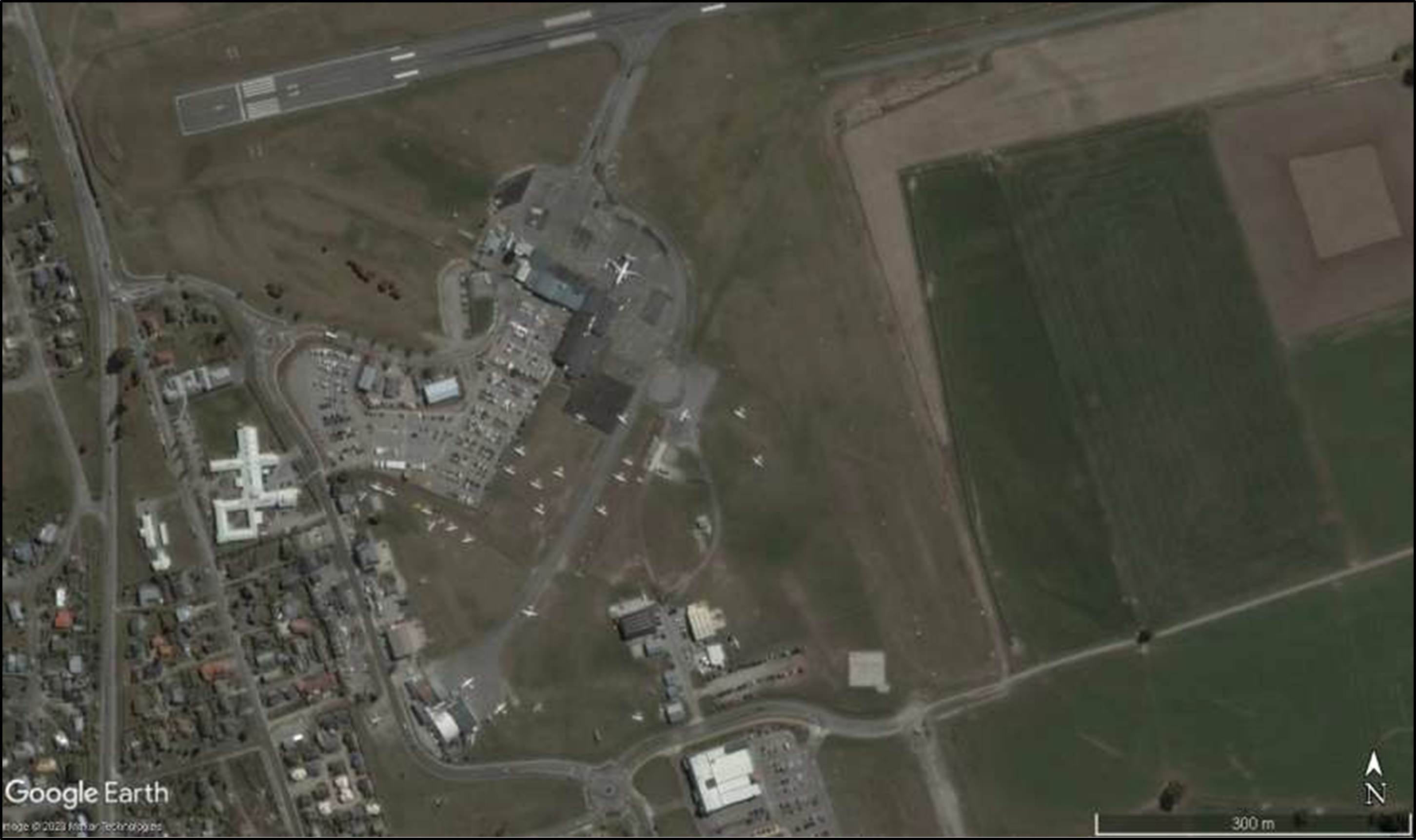 Figure 10: Queenstown aerodrome apron, October 2004