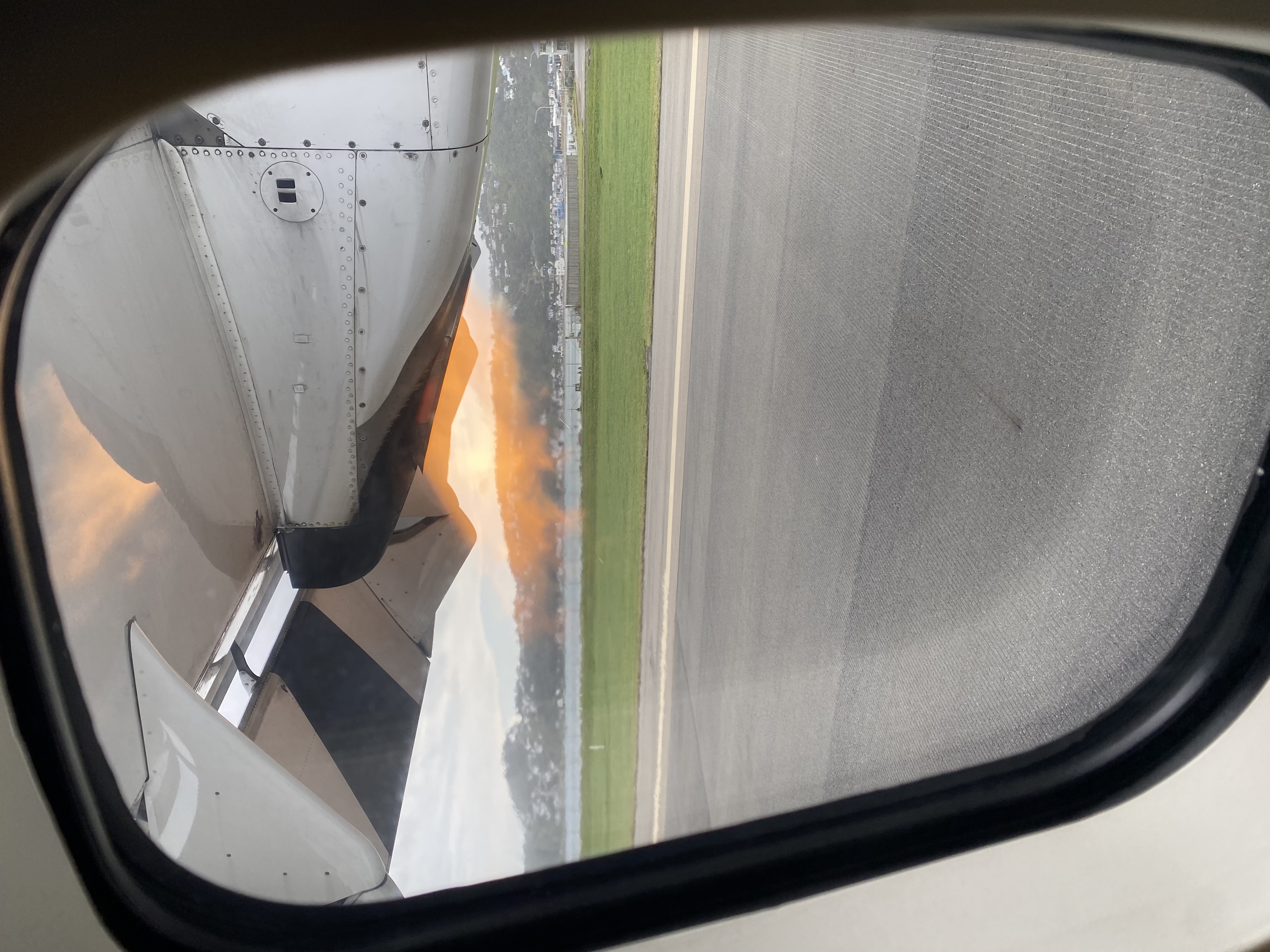 Figure 12 from the report. Flame coming from engine exhaust. Credit: Lauren Crawford Flett