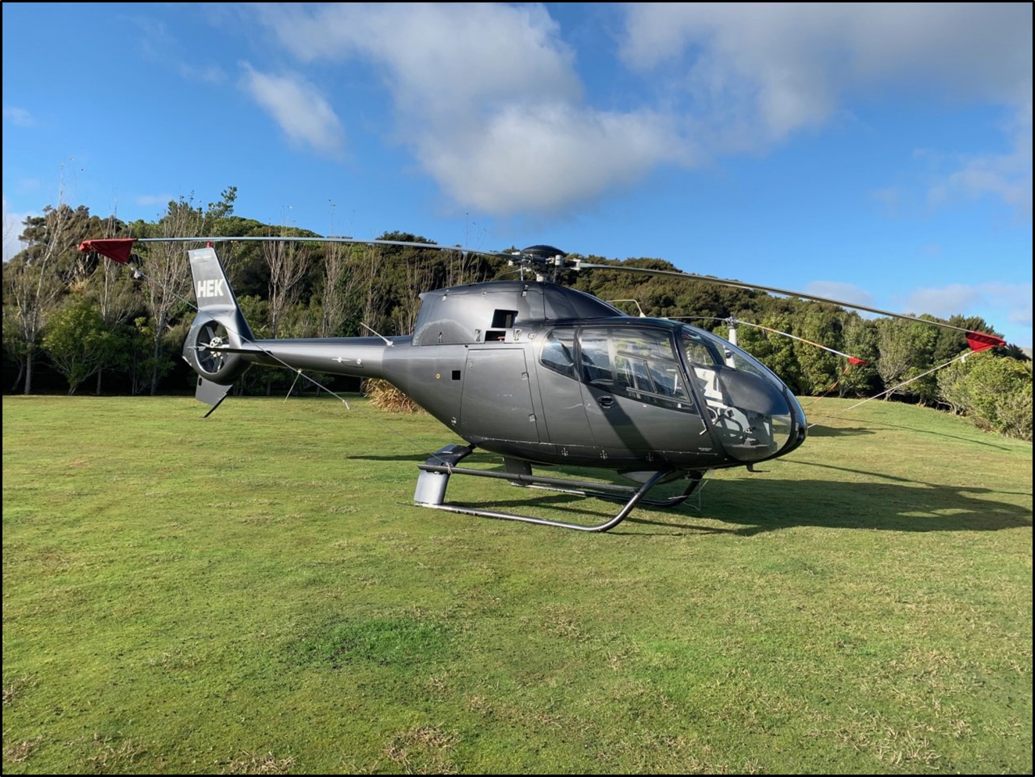 Photo of the helicopter EC120-B, ZK-HEK