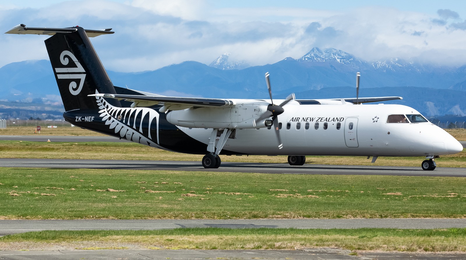 Bombardier DHC-8-311, ZK-NEF (Credit: Philipp Greimi)