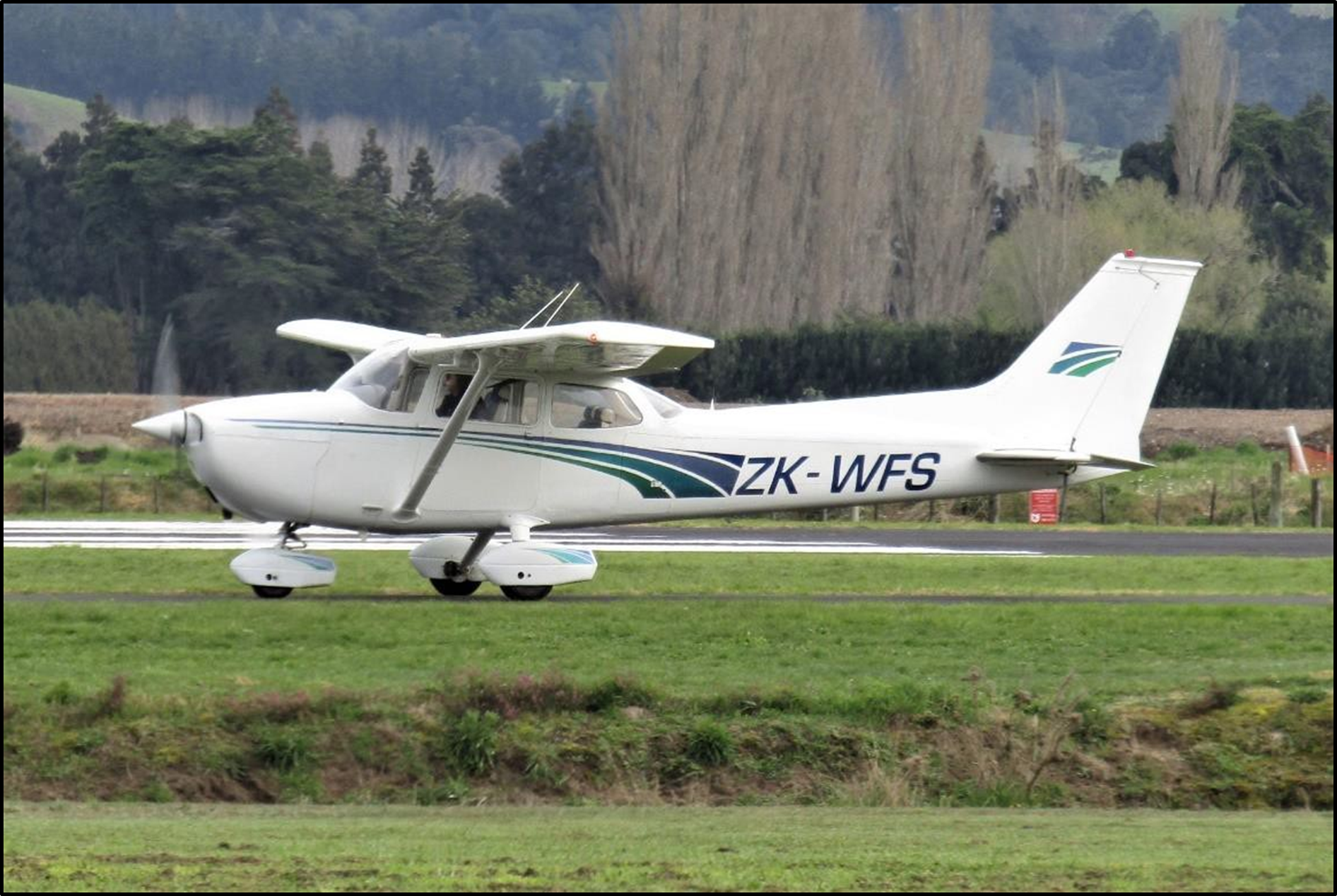 Figure 2: Cessna 172, ZK-WFS (Credit: Mark Mabey)