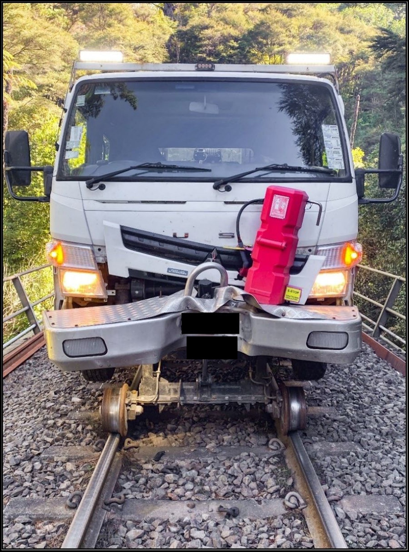 Figure 8 from the report. HRV involved in the collision (Credit: KiwiRail)