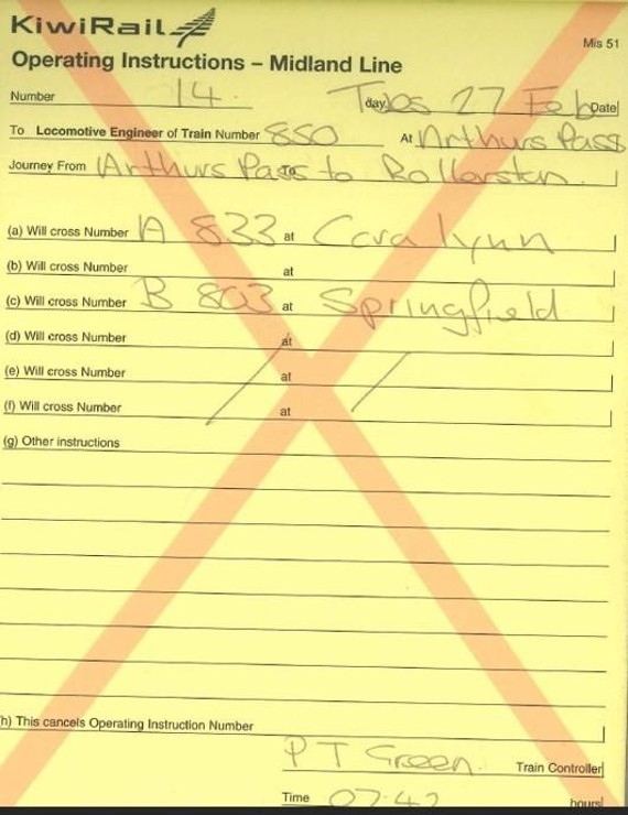 Mis 51 form issued to LE