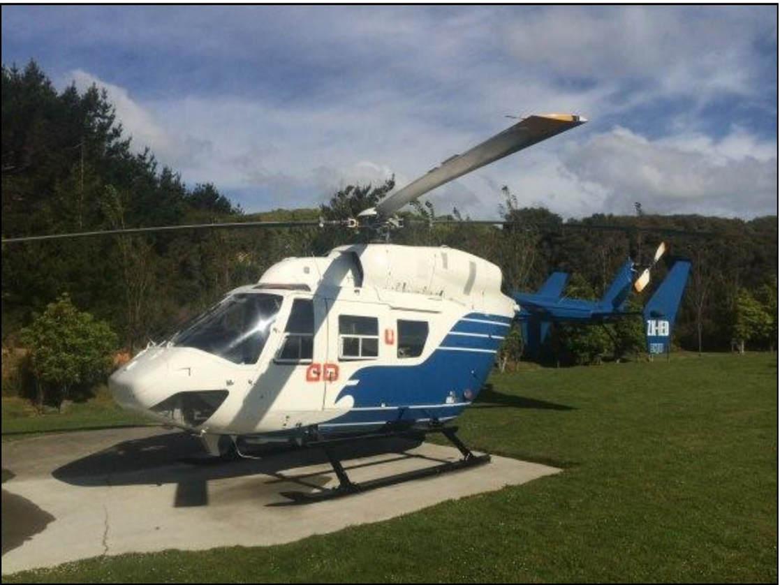 MBB BK117 A-3 helicopter, ZK-IED