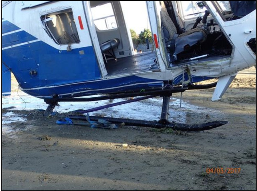 Hydrodynamic damage to fuselage