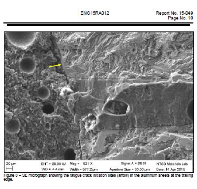 NTSB Materials Laboratory report