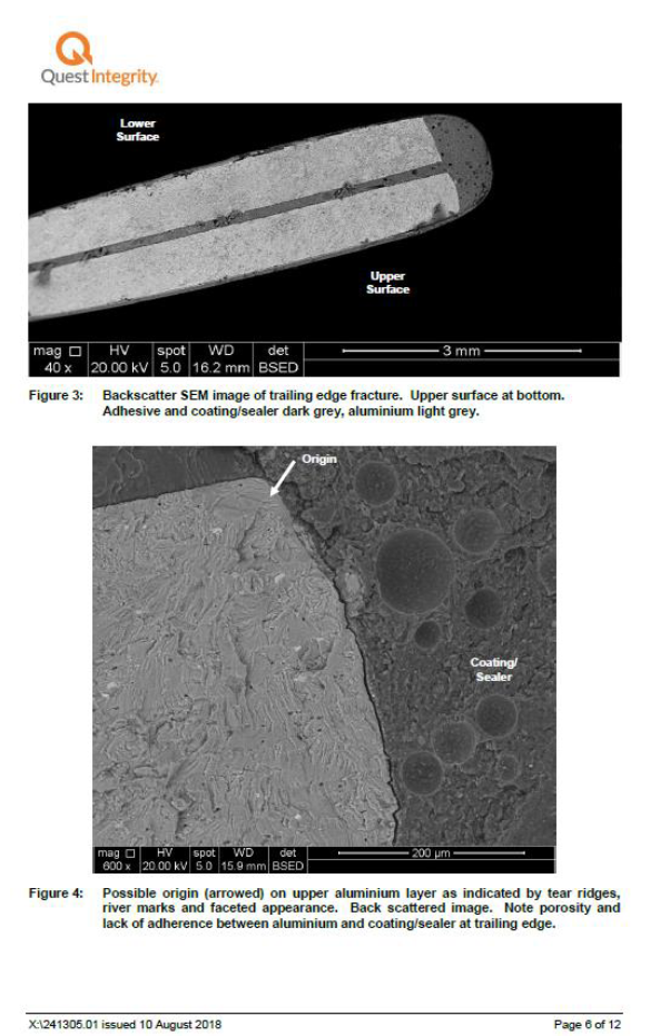 Quest Integrity NZL metallurgical examination report