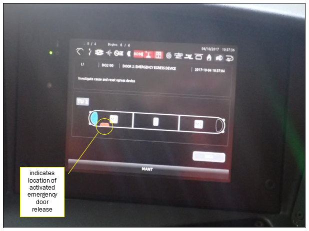 Emergency&nbsp;door&nbsp;release&nbsp;activation&nbsp;alarm&nbsp;to&nbsp;driver