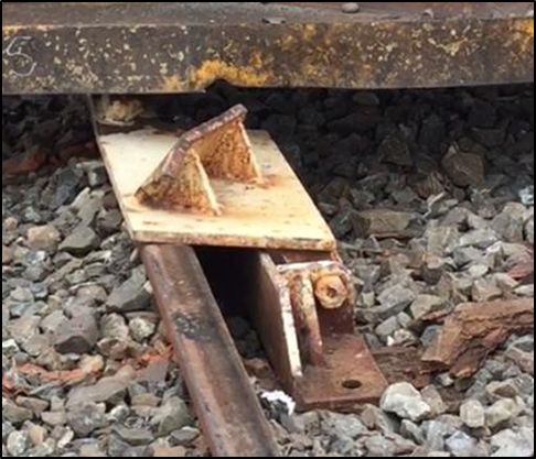 Derailer (pictured during post-incident re-enactment)