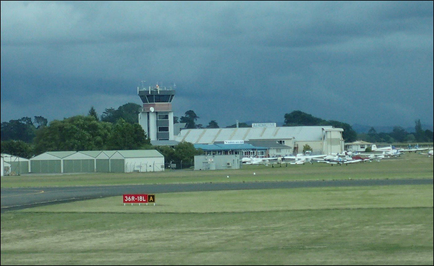Hamilton aerodrome control tower