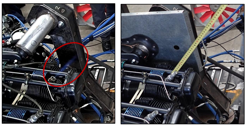 Visible&nbsp;flame&nbsp;emitted&nbsp;from&nbsp;number&nbsp;4&nbsp;upper&nbsp;spark plug