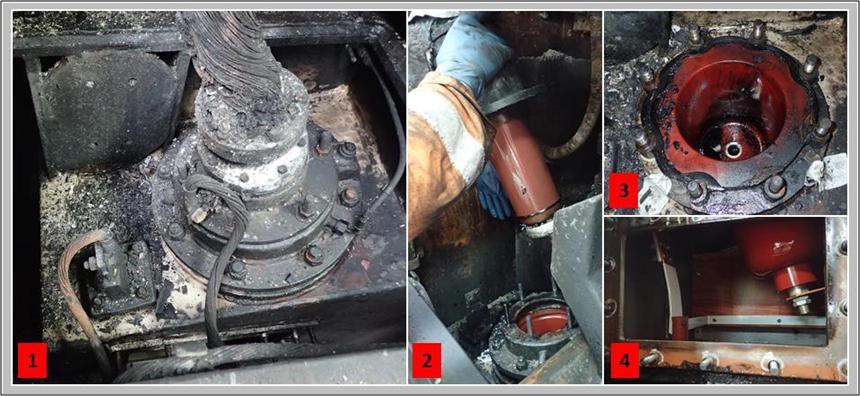 The high-voltage cable assembly – post fire