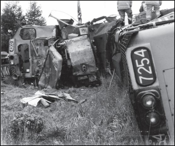 Train collision at Waipahi station