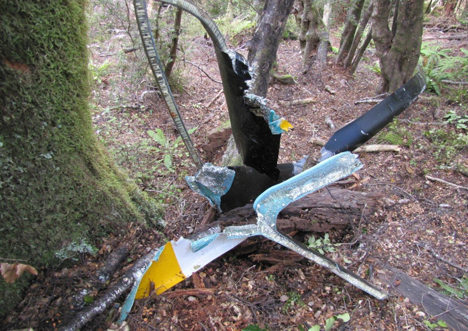 Main rotor as found