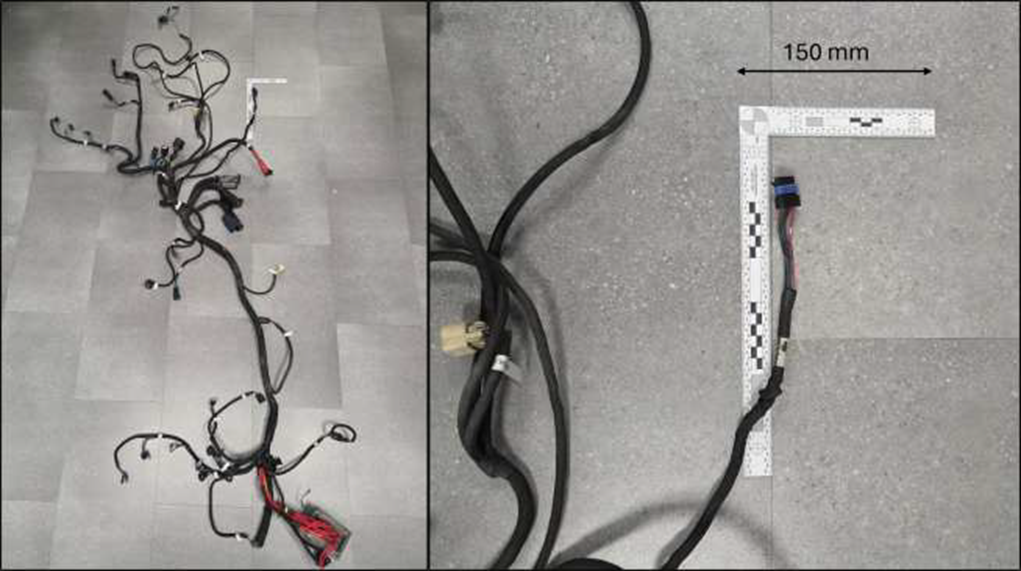 The&nbsp;entire&nbsp;wiring&nbsp;harness&nbsp;(left)&nbsp;and&nbsp;the&nbsp;pedal&nbsp;position&nbsp;sensor&nbsp;lead&nbsp;(right