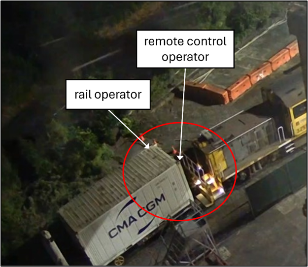 Position of RCO and RO while connecting the air hoses