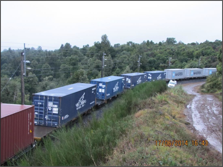  Access&nbsp;road&nbsp;along&nbsp;which&nbsp;the&nbsp;work&nbsp;group&nbsp;vehicles&nbsp;were&nbsp;parked