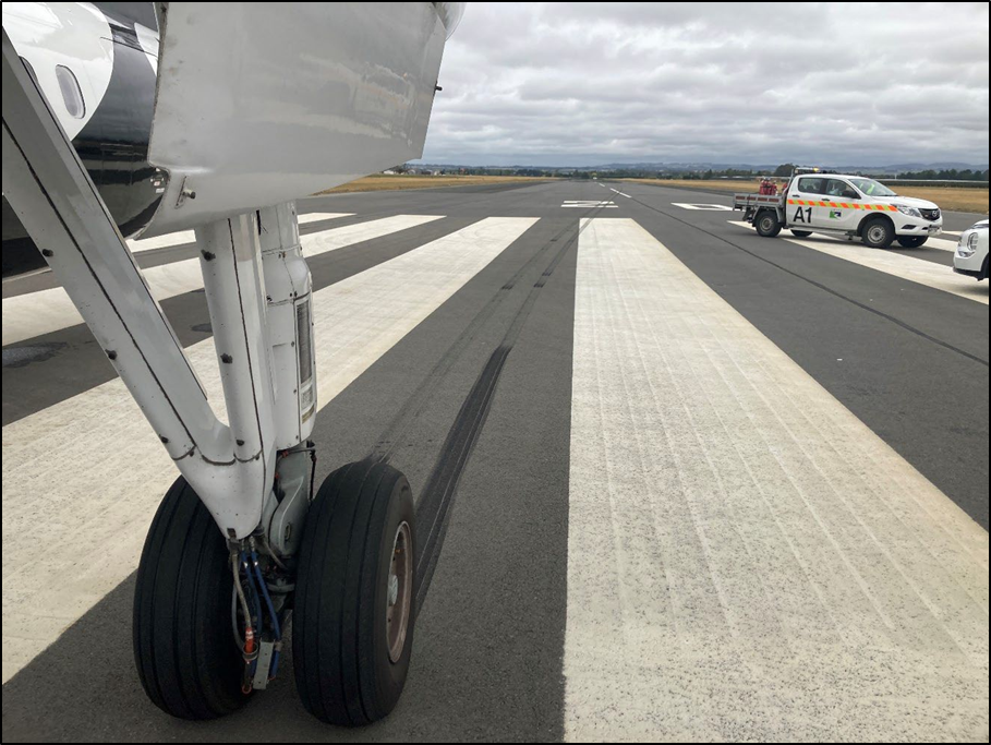 Braking marks