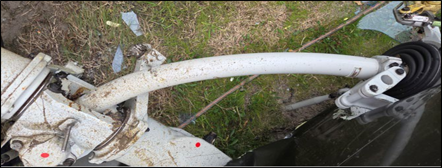 Main rotor mast bend