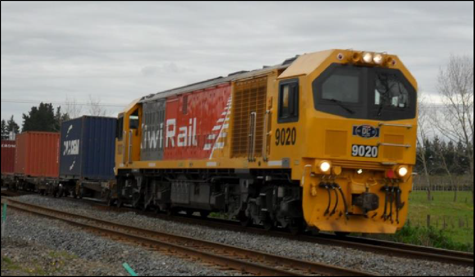 The DL 9020 locomotive involved in the accident