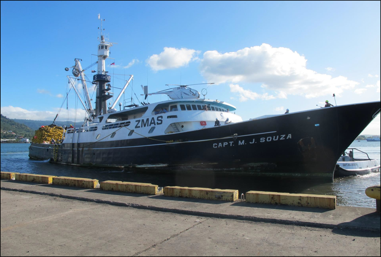 The Captain M. J. Souza at Apia, Samoa, August 2014