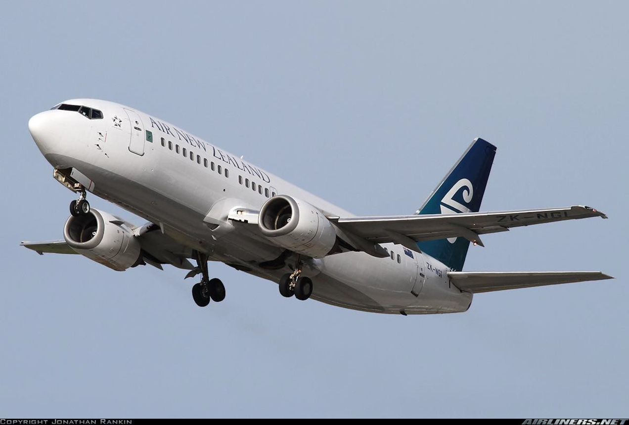 Boeing 737 ZK-NGI (Photograph used with permission)