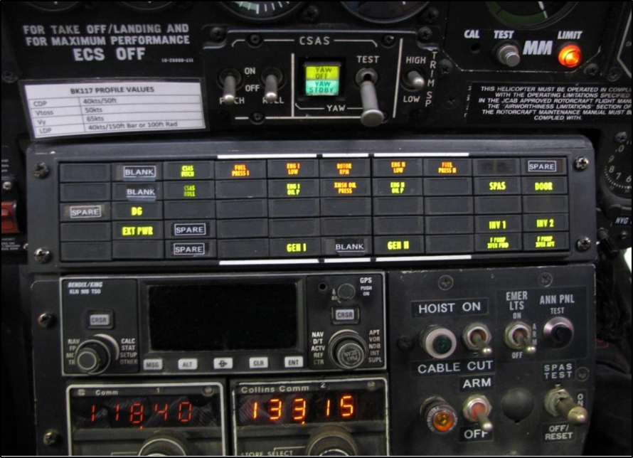 HJC annunciator panel dimmer off