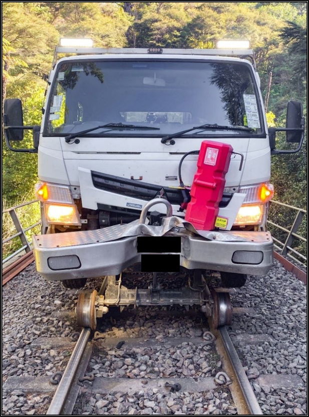 Figure 8: HRV involved in the collision (Credit: KiwiRail)