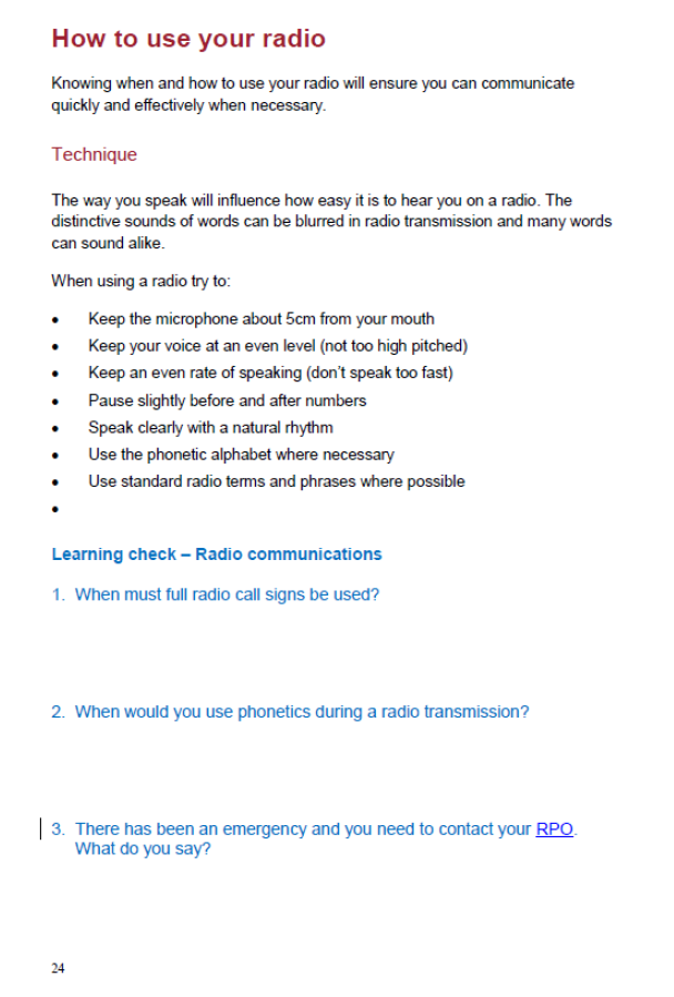 KiwiRail radio training
