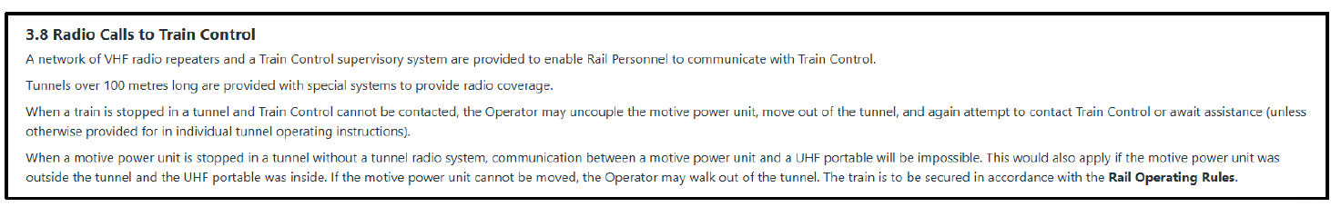 KiwiRail radio protocols