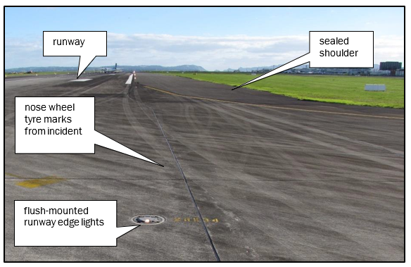 Figure 8 Runway 23 Left’s entrance from taxiway A1 (at 1.5 m above the surface)
