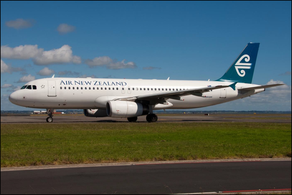 Airbus A320 – ZK-OJQ (Courtesy of Colin Hunter)