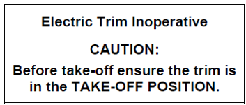 Warning placard