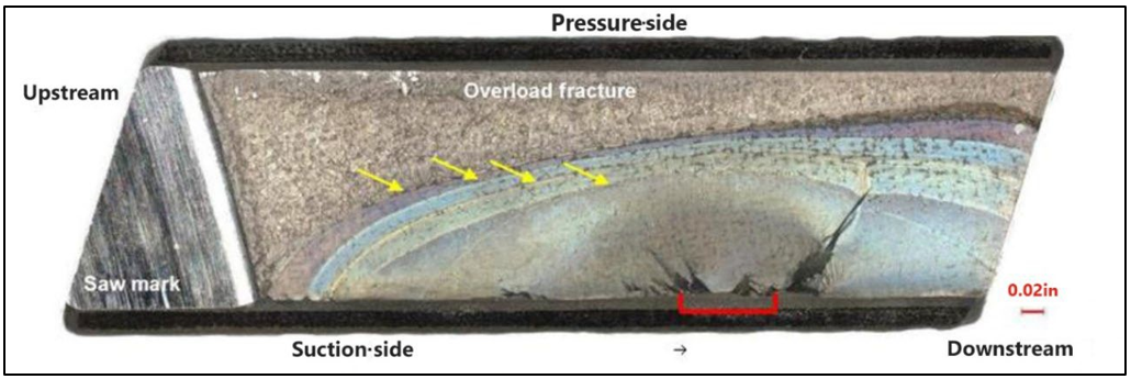 Figure 14: Second LPT blade (Credit: P&WC)
