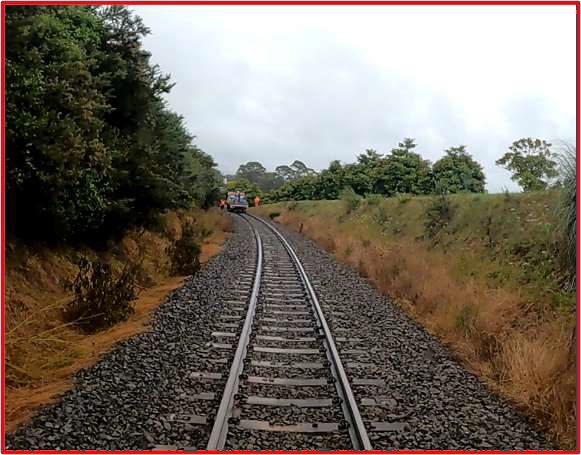 First clear sight line between HRV1 and HRV2 (re-enactment)