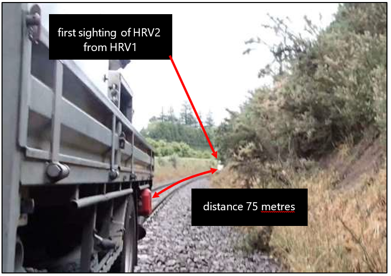 Reverse view from HRV1 (re-enactment)