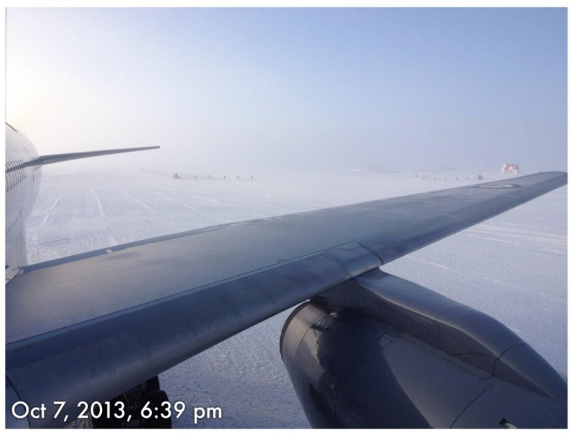 Figure 5 Visibility one hour and 45 minutes after landing (Courtesy of the RNZAF)