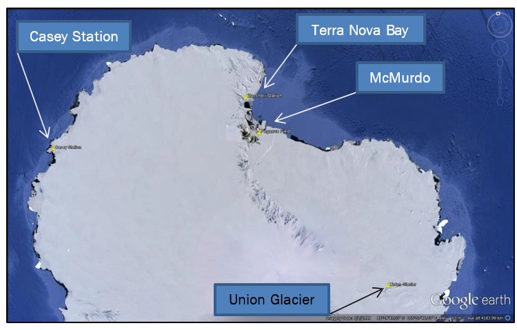 Figure 7 Antarctica – general (Courtesy of Google Earth)