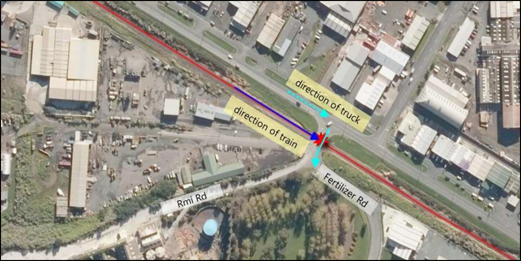 Location of the accident site