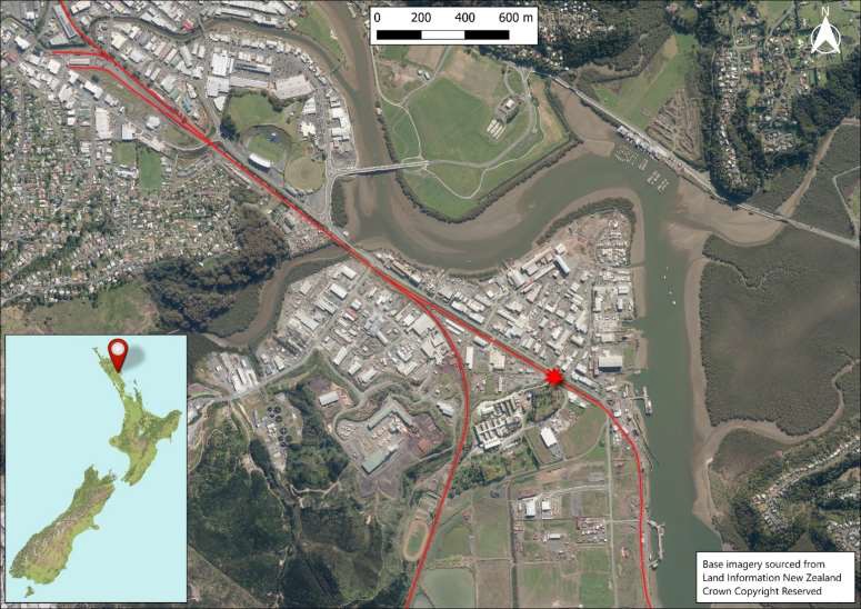 Location of accident