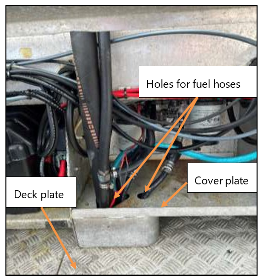 Disassembly of fuel system for TAIC inspection