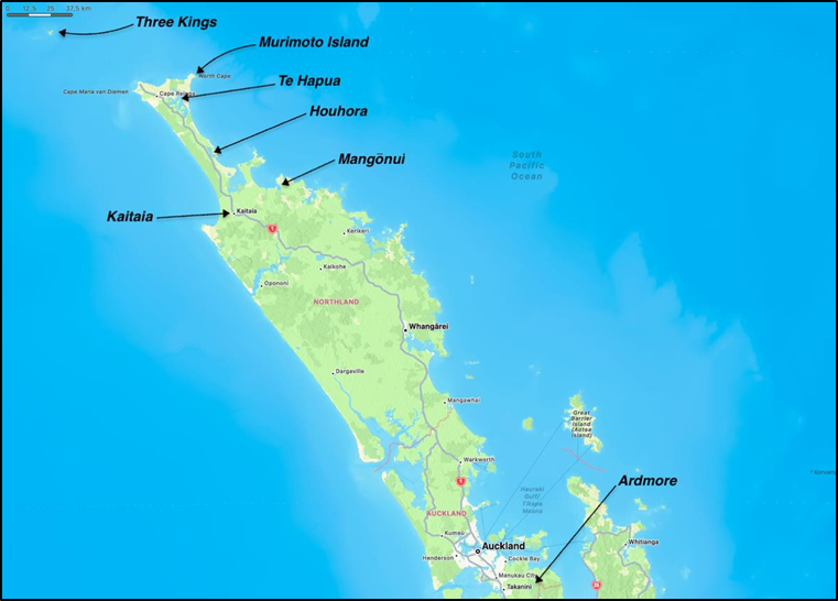 Search and rescue locations