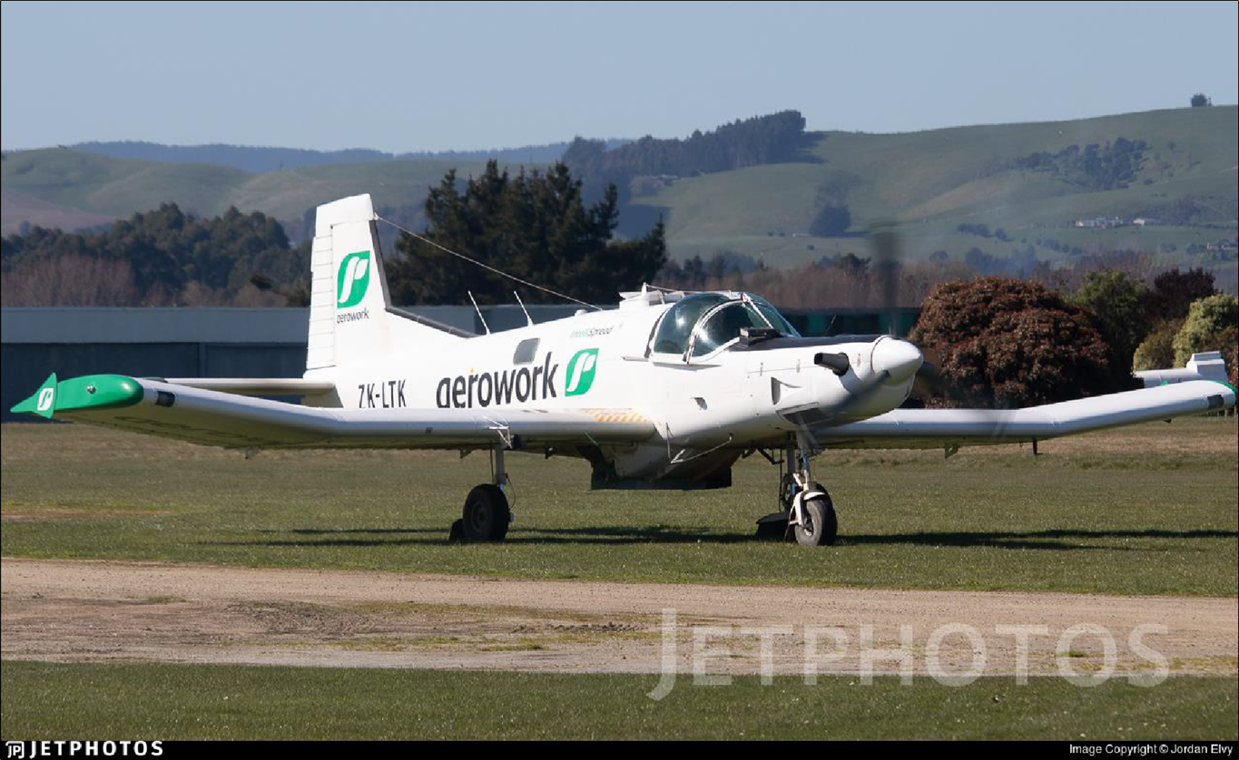 Pacific Aerospace Cresco 08-600, ZK-LTK (Credit: Jordan Elvy, Jetphotos)