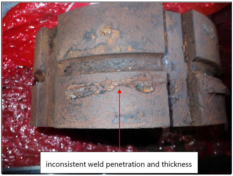 Weld connecting pintle stopper to side of nut 2021
