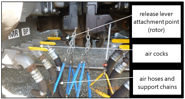 A-P coupler without release lever – SR5801 No. 2 end
