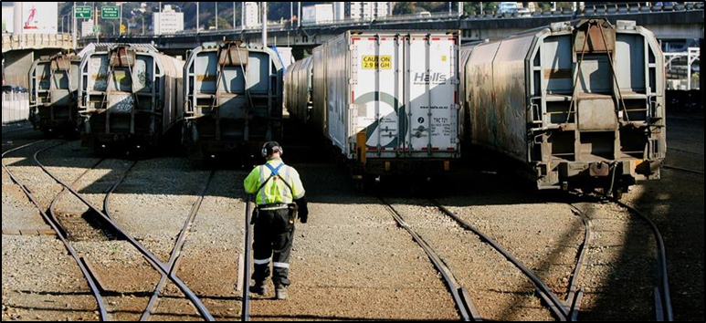 Ferry marshalling yard Wellington