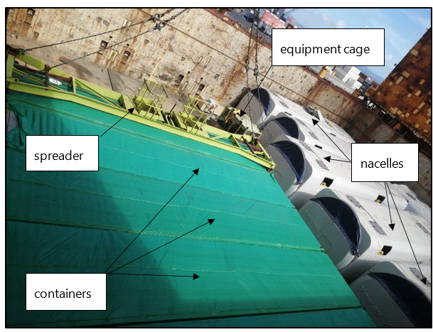 Photo showing number&nbsp;2&nbsp;cargo&nbsp;hold&nbsp;‘tween&nbsp;deck&nbsp;cargo&nbsp;at&nbsp;about&nbsp;1012&nbsp;on&nbsp;18&nbsp;December&nbsp;2020